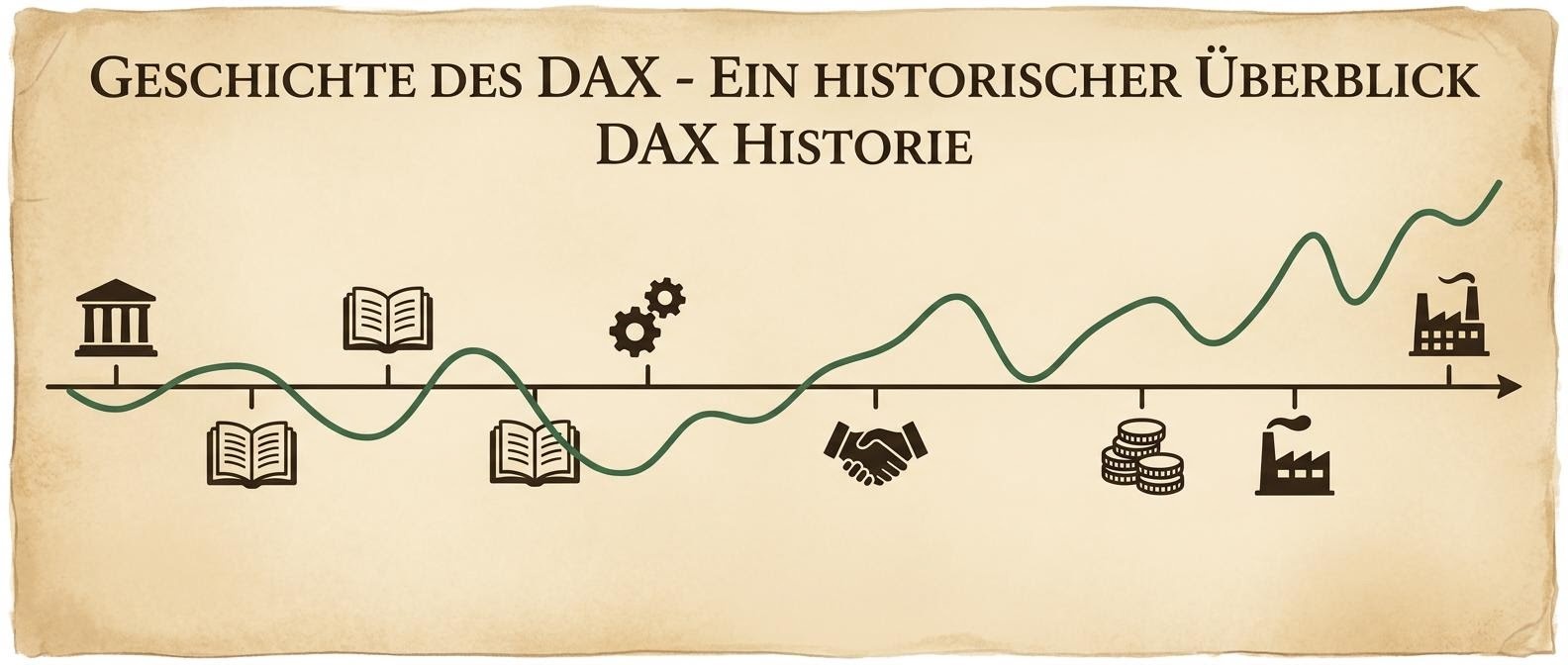 Zeitstrahl der Entwicklung des deutschen Leitindex