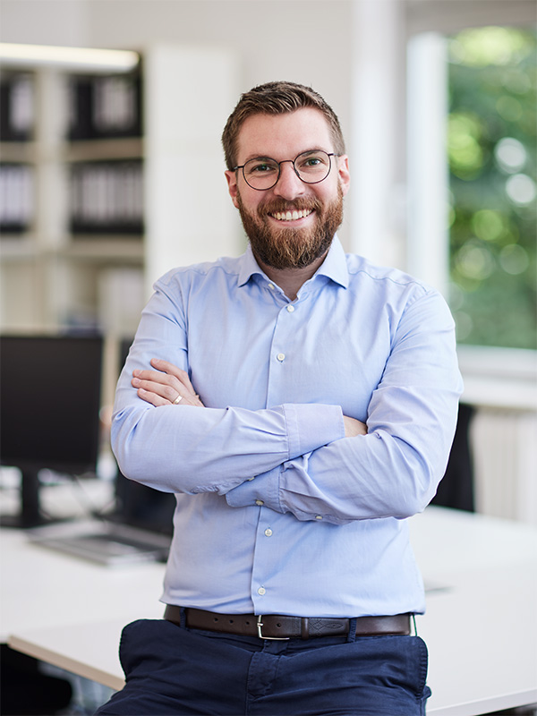 Moritz Kauderer im Office